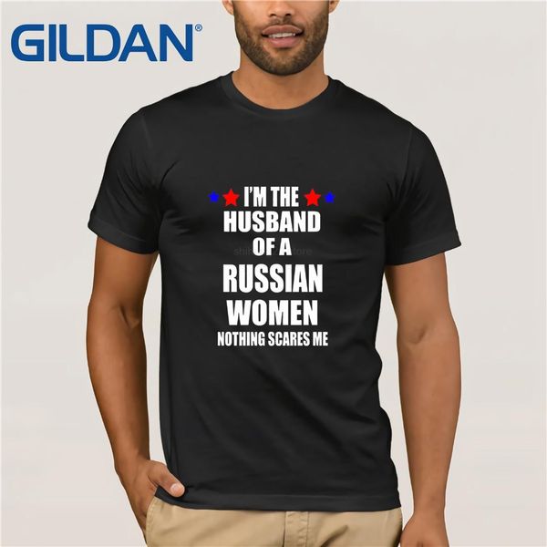 funny letter print t shirt men o-neck short sleeve i'm the husband of a russia men nothings scares me graphic printed t-shirts, White;black
funny letter print t shirt men o-neck short sleeve i'm the husband of a russia men nothings scares me graphic printed t-shirts, White;black