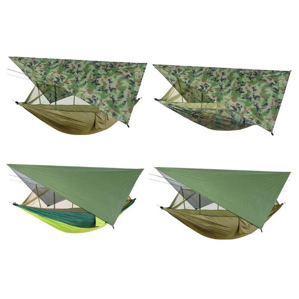 outdoor camping hammock swing with mosquito bug net tarp carabiners rope storage bag for 2-person outdoor travelling
outdoor camping hammock swing with mosquito bug net tarp carabiners rope storage bag for 2-person outdoor travelling