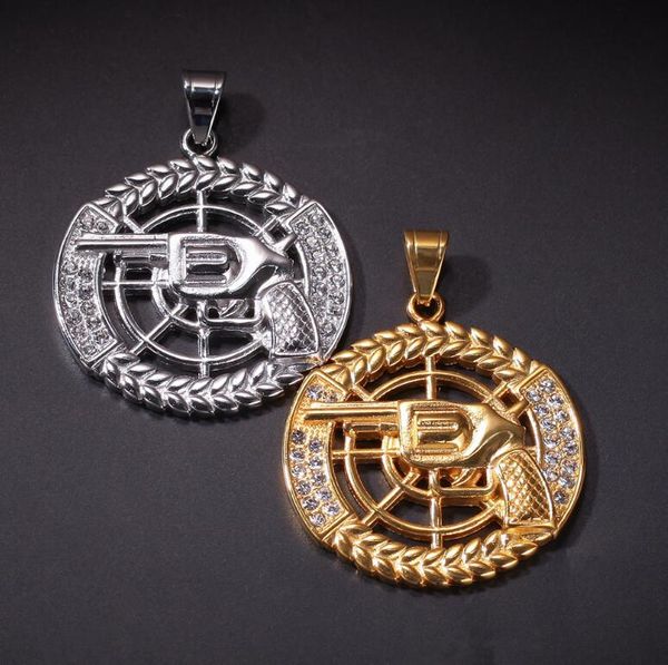 hip hop color preserving stainless steel gun pendant for men luxury necklace stainless steel cuban chains, Golden
hip hop color preserving stainless steel gun pendant for men luxury necklace stainless steel cuban chains, Golden