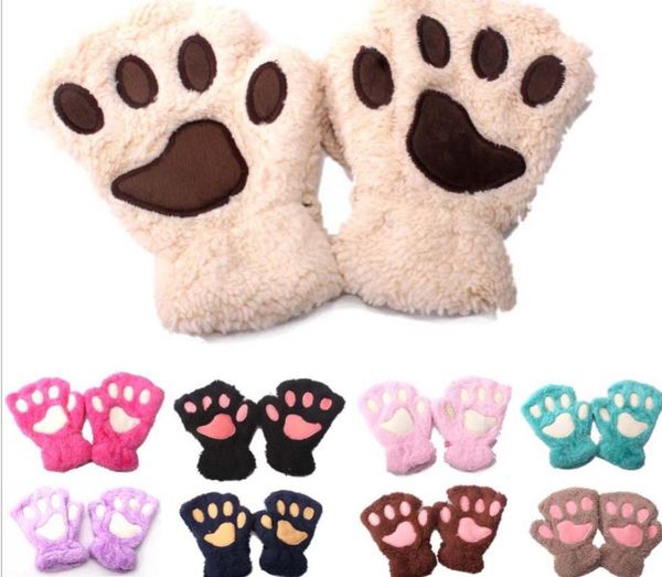 120pair/lot winter warm child kid fluffy bear/cat plush /claw glove soft toweling girls half covered gloves, Blue;gray
120pair/lot winter warm child kid fluffy bear/cat plush /claw glove soft toweling girls half covered gloves, Blue;gray
