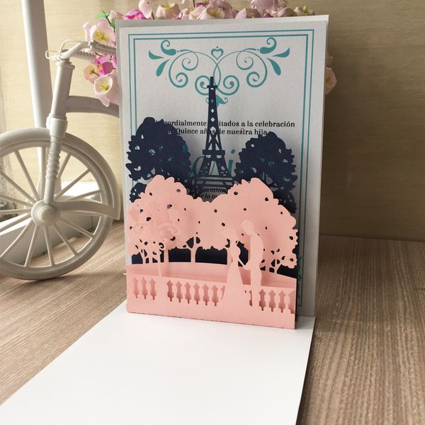 3d palace wedding invitation card apply to engagements birthday party fancy dress invitation sculpture exquisite cards, Black
3d palace wedding invitation card apply to engagements birthday party fancy dress invitation sculpture exquisite cards, Black