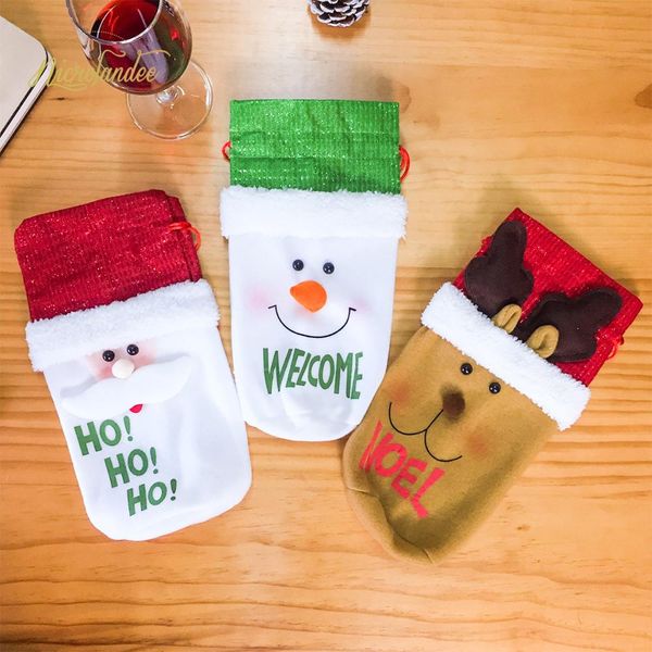 nicrolandee christmas wine bottle cover snowman stocking gift holders xmas navidad decor new year home party decoration diy
nicrolandee christmas wine bottle cover snowman stocking gift holders xmas navidad decor new year home party decoration diy