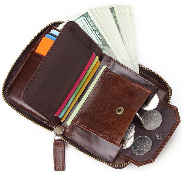 genuine leather men wallet with coin pocket vintage hasp mens wallets with card holder short zip coin purse for men, Red;black
genuine leather men wallet with coin pocket vintage hasp mens wallets with card holder short zip coin purse for men, Red;black