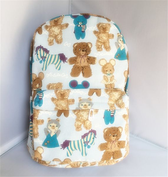new korean cartoon cute bear canvas shoulder bag, leisure printed travel backpack, student backpack computer bag
new korean cartoon cute bear canvas shoulder bag, leisure printed travel backpack, student backpack computer bag