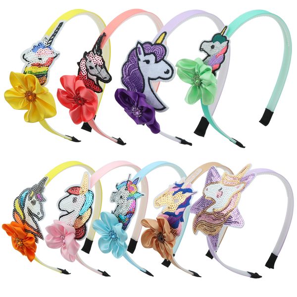 1 pc girls hairband unicorn hairbands sequin embroidery sew headband shinning children hair accessories flower head hoop, Slivery;white
1 pc girls hairband unicorn hairbands sequin embroidery sew headband shinning children hair accessories flower head hoop, Slivery;white