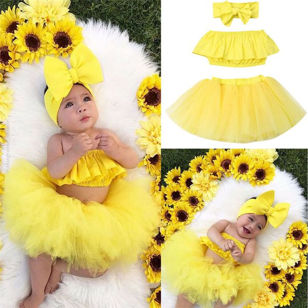 clothing sets princess summer kids baby girl clothes ruffle strapless crop +tulle skirt ball gown+headband 3pcs outfits 0-24m, White
clothing sets princess summer kids baby girl clothes ruffle strapless crop +tulle skirt ball gown+headband 3pcs outfits 0-24m, White