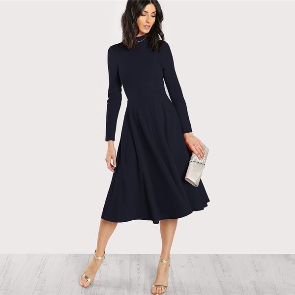ladies dresses womens clothes navy mock neck long sleeve and flare dress women party dresses fall ladies high waist elegant midi dress, Black;gray
ladies dresses womens clothes navy mock neck long sleeve and flare dress women party dresses fall ladies high waist elegant midi dress, Black;gray