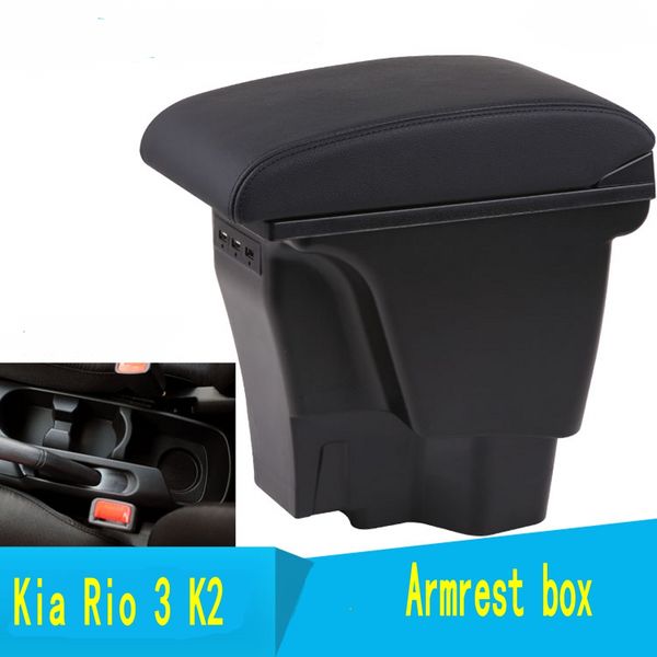 for kia k2 rio 3 armrest box central store content box with usb products interior car-styling accessories 2011-2016
for kia k2 rio 3 armrest box central store content box with usb products interior car-styling accessories 2011-2016