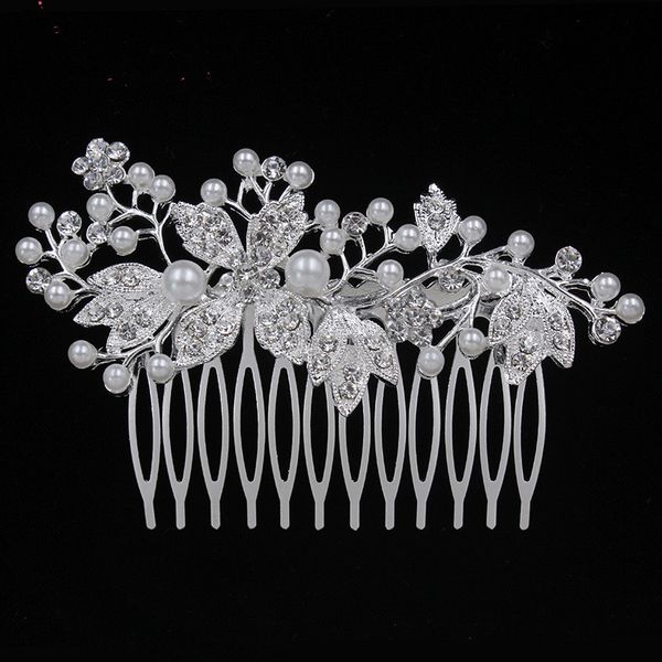 fashion crystal simulated pearl rhinestone bridal hair comb women silver wedding hair accessories jewelry my857, Golden;white
fashion crystal simulated pearl rhinestone bridal hair comb women silver wedding hair accessories jewelry my857, Golden;white