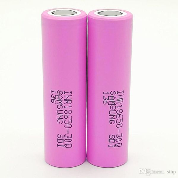 300pcs 100% inr 30q 18650 battery 3000mah imr 3.7v for lg sony samsung rechargable lithium batteries cell
300pcs 100% inr 30q 18650 battery 3000mah imr 3.7v for lg sony samsung rechargable lithium batteries cell