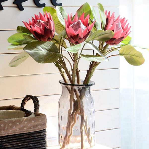 3pcs/lot artificial africa protea cynaroides flowers flores branches for fall wedding decorative wreath plants table accessory
3pcs/lot artificial africa protea cynaroides flowers flores branches for fall wedding decorative wreath plants table accessory
