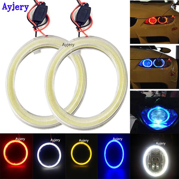 ayjery 1pair car cob angel eyes halo ring lights led day light for car auto moto moped scooter motorcycle 12v 24v dc 60mm-120mm
ayjery 1pair car cob angel eyes halo ring lights led day light for car auto moto moped scooter motorcycle 12v 24v dc 60mm-120mm
