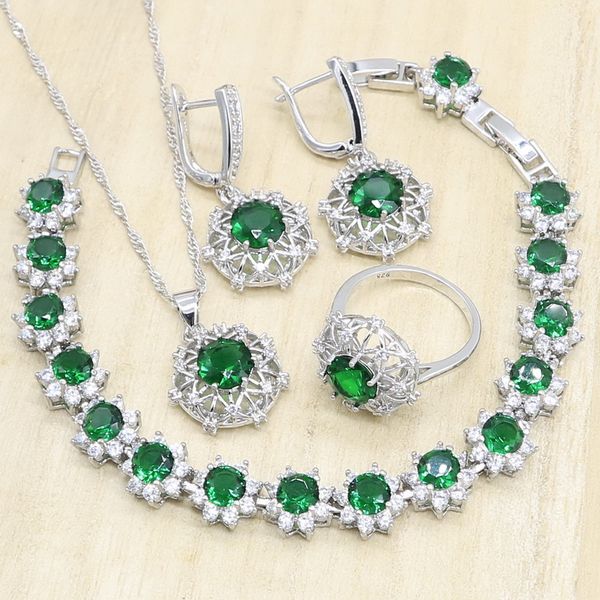 2020 new arrival 925 silver jewelry sets for women green white zircon earrings pendant necklace rings bracelet gift box
2020 new arrival 925 silver jewelry sets for women green white zircon earrings pendant necklace rings bracelet gift box