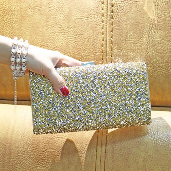 sequin evening clutch bag with chain women carrying hasp luxury handbag wedding party diamante shiny ladies purse gift gold #2
sequin evening clutch bag with chain women carrying hasp luxury handbag wedding party diamante shiny ladies purse gift gold #2