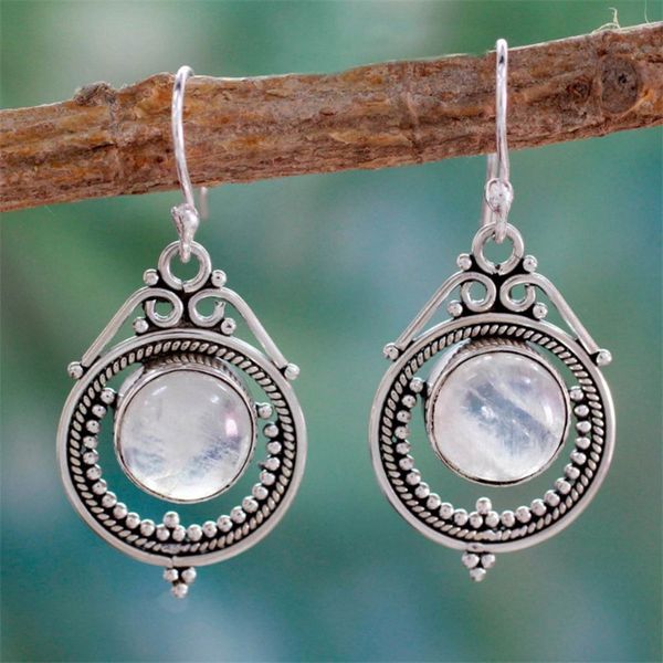 2019 vintage ethnic bohemia drop earrings for women mumbai moonstone tibetan silver earring fashion jewelry gift party boho accessories, Golden 
2019 vintage ethnic bohemia drop earrings for women mumbai moonstone tibetan silver earring fashion jewelry gift party boho accessories, Golden