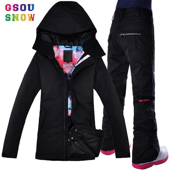 2017 gsou snow snowboard jacket and pants women black ski suits skihelm womens sports jackets brands clothing winter sport suit
2017 gsou snow snowboard jacket and pants women black ski suits skihelm womens sports jackets brands clothing winter sport suit