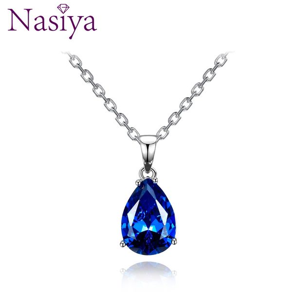 nasiya women's sterling silver 925 necklaces pendants aquamarine blue sapphire water drop gemstone party wedding jewelry gift
nasiya women's sterling silver 925 necklaces pendants aquamarine blue sapphire water drop gemstone party wedding jewelry gift