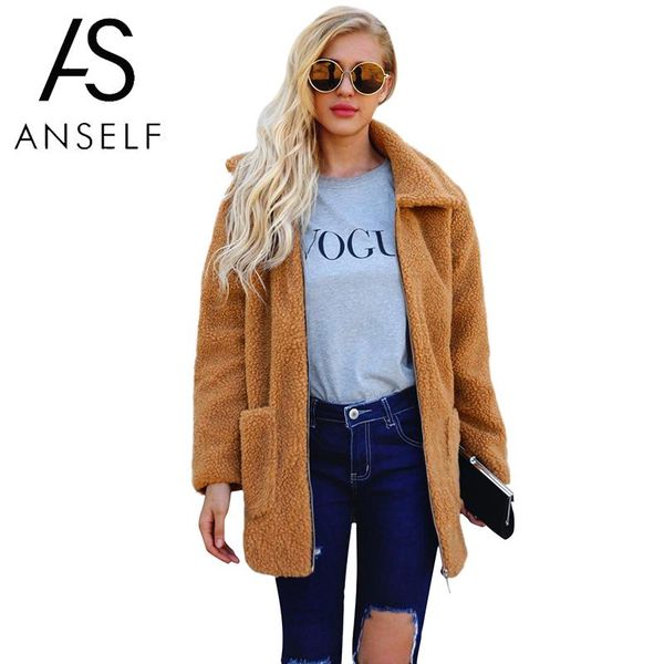 elegant faux fur coat women 2018 autumn winter warm soft zipper fur jacket female plush overcoat casual teddy jacket outerwear, Black
elegant faux fur coat women 2018 autumn winter warm soft zipper fur jacket female plush overcoat casual teddy jacket outerwear, Black