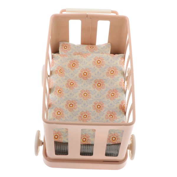 dollhouse dolls loving 1:6 pushchair with sleeping bag girls decoration
