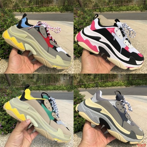 triple s triple black luxury men women platform shoes paris 17fw beige green yellow runner designer sneakers trainers 36-45
triple s triple black luxury men women platform shoes paris 17fw beige green yellow runner designer sneakers trainers 36-45
