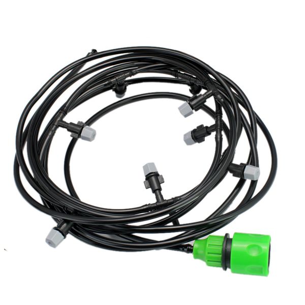 water misting cooling system mist sprinkler nozzle outdoor garden patio greenhouse plants spray hose watering kit 10/20/25m
water misting cooling system mist sprinkler nozzle outdoor garden patio greenhouse plants spray hose watering kit 10/20/25m