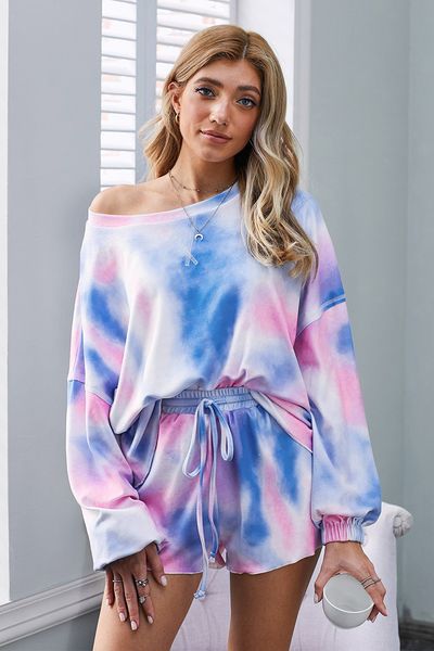 dhl for pajamas tiedye for women pyjama korte sets met ronde hals en tie-dye tie dye shirts green glow nice lipper wjlfk, Blue;gray
dhl for pajamas tiedye for women pyjama korte sets met ronde hals en tie-dye tie dye shirts green glow nice lipper wjlfk, Blue;gray