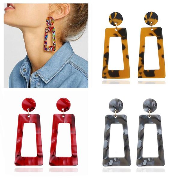 new acrylic earrings big statement earrings for women resin geometric drop dangle earrings bohemia jewelry gift, Silver
new acrylic earrings big statement earrings for women resin geometric drop dangle earrings bohemia jewelry gift, Silver