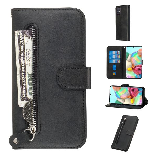 pure zipper leather case for samsung galaxy a51/a50s/a71/a70s cover calf pattern flip stand wallet with card slot design
pure zipper leather case for samsung galaxy a51/a50s/a71/a70s cover calf pattern flip stand wallet with card slot design