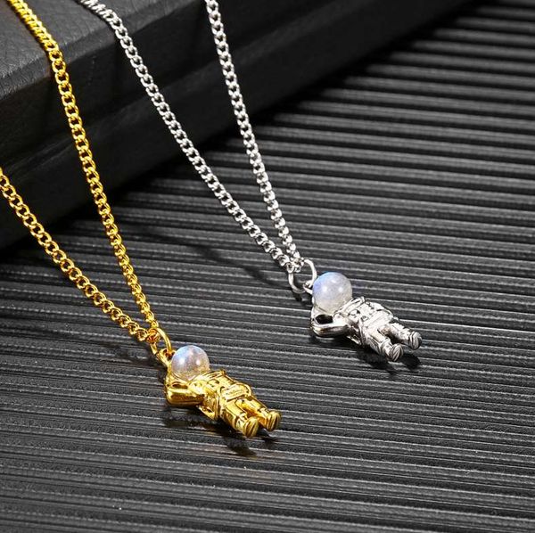astronaut pendant necklace men's zirconia necklace iced out alloy fashion jewelry paved cz bangles link for male chains sh, Silver
astronaut pendant necklace men's zirconia necklace iced out alloy fashion jewelry paved cz bangles link for male chains sh, Silver