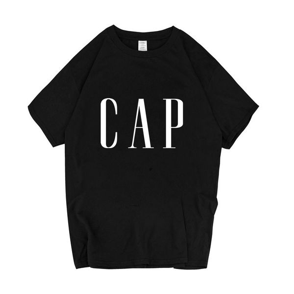 100% cotton cap printing casual men's o-neck t-shirt fashion men's shirt t-shirt short-sleeved men 2019, White;black
100% cotton cap printing casual men's o-neck t-shirt fashion men's shirt t-shirt short-sleeved men 2019, White;black