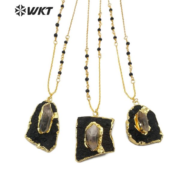 wt-n1166 wkt gold bezel natural black tourmaline with crystal decoration pendant fashion necklace jewelry 18 inch+2 inch extend, Silver
wt-n1166 wkt gold bezel natural black tourmaline with crystal decoration pendant fashion necklace jewelry 18 inch+2 inch extend, Silver