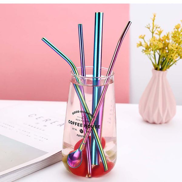 long stainless steel metal drinking straws with cleaning brushes set recycle bar accessories barware
long stainless steel metal drinking straws with cleaning brushes set recycle bar accessories barware