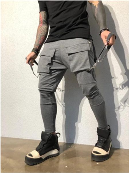 summer new fashion thin section pants men casual trouser jogger bodybuilding fitness sweatpants multi-pocket pencil pants, Black
summer new fashion thin section pants men casual trouser jogger bodybuilding fitness sweatpants multi-pocket pencil pants, Black