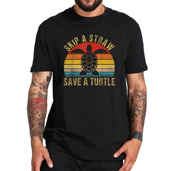 100% cotton skip straw save turtle shirt switch to paper straws save ocean animals tshirt sumer crew neck shirt, White;black
100% cotton skip straw save turtle shirt switch to paper straws save ocean animals tshirt sumer crew neck shirt, White;black