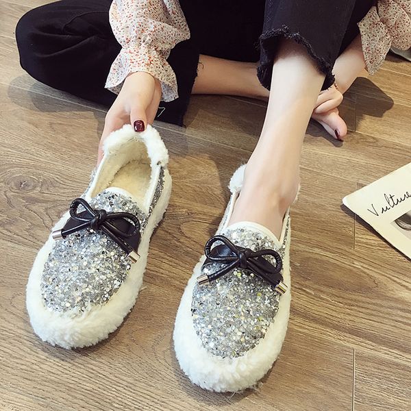 woman flats ballet shoes bow autumn 2019 luxury female loafer shoes warm plus velvet casual flat lady sequins flats for woman, Black
woman flats ballet shoes bow autumn 2019 luxury female loafer shoes warm plus velvet casual flat lady sequins flats for woman, Black