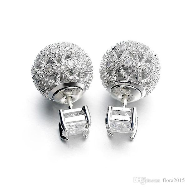 selling retro hollow ball double sided studs earrings for women fashion jewelery accessories gift for mother's day, Golden;silver
selling retro hollow ball double sided studs earrings for women fashion jewelery accessories gift for mother's day, Golden;silver