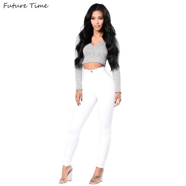 women's jeans women slim skinny pencil pants high waist casual 2021 spring and summer woman elastic white black color c2128, Blue
women's jeans women slim skinny pencil pants high waist casual 2021 spring and summer woman elastic white black color c2128, Blue