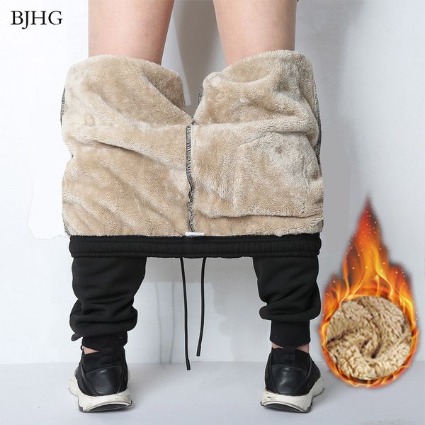 bjhg men's winter pants outside warm joggers thicken men sweatpants heavyweight streetwear fleece trousers men pant, Black
bjhg men's winter pants outside warm joggers thicken men sweatpants heavyweight streetwear fleece trousers men pant, Black