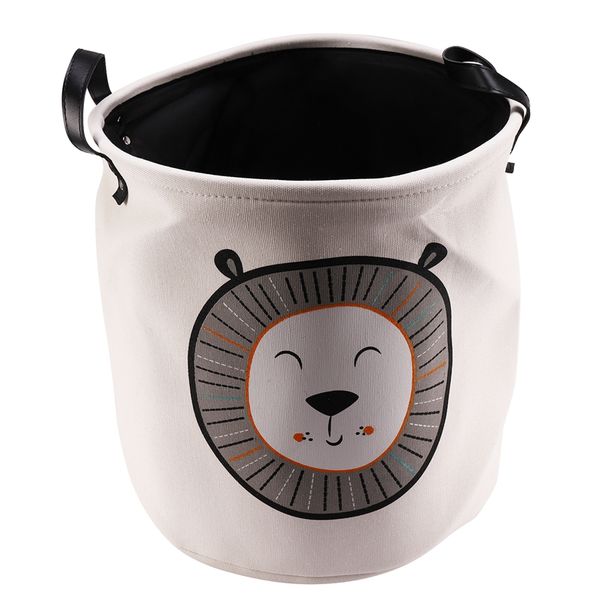 lion cartoon canvas storage basket for toys child folding laundry basket dirty clothes organizer 
lion cartoon canvas storage basket for toys child folding laundry basket dirty clothes organizer