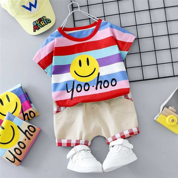 hylkidhuose summer baby boys girls clothing sets toddler infant short sleeve rainbow colors t shirt shorts children clothing, White
hylkidhuose summer baby boys girls clothing sets toddler infant short sleeve rainbow colors t shirt shorts children clothing, White