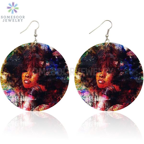 somesoor black arts painting wooden drop earrings afro natural hair drawings design wood dangle loops jewelry for women gifts, Silver
somesoor black arts painting wooden drop earrings afro natural hair drawings design wood dangle loops jewelry for women gifts, Silver