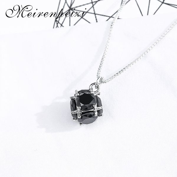 meirenpeizi exquisite cute black fruit copper zircon pendant necklace valentine's day wedding party jewelry high quality, Silver
meirenpeizi exquisite cute black fruit copper zircon pendant necklace valentine's day wedding party jewelry high quality, Silver