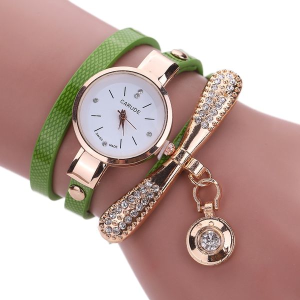 fashion bracelet watches shiny leather rhinestone watch with pendant, Slivery;brown
fashion bracelet watches shiny leather rhinestone watch with pendant, Slivery;brown