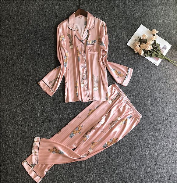 korea red pomelo satins silk pajamas sets women long sleeve pants pyjamas women sleepwear new fashion homewear women, Black;red
korea red pomelo satins silk pajamas sets women long sleeve pants pyjamas women sleepwear new fashion homewear women, Black;red