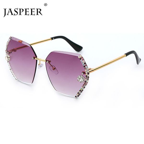 sunglasses rimless jaspeer women vintage brand designer diamond oversized gradual sun glasses ladies rhinestone hexagon uv400 ch01, Blue
sunglasses rimless jaspeer women vintage brand designer diamond oversized gradual sun glasses ladies rhinestone hexagon uv400 ch01, Blue