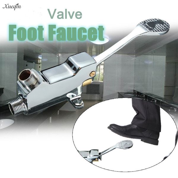xueqin switch control foot pedal valve copper bathroom basin faucet single cold tap hospital l pedal water faucet
xueqin switch control foot pedal valve copper bathroom basin faucet single cold tap hospital l pedal water faucet