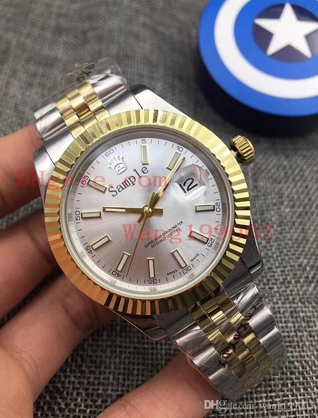 6 style luxury 2-tone mens watch 41mm president datejust asia movement mechanical automatic watches, Slivery;brown
6 style luxury 2-tone mens watch 41mm president datejust asia movement mechanical automatic watches, Slivery;brown