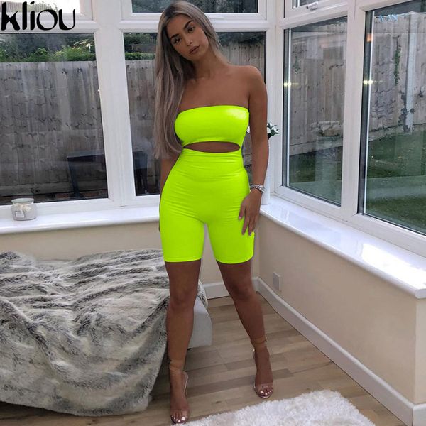 women short fluorescence playsuits short hollow out strapless female skinny solid party rompers bodysuits, Black;white
women short fluorescence playsuits short hollow out strapless female skinny solid party rompers bodysuits, Black;white