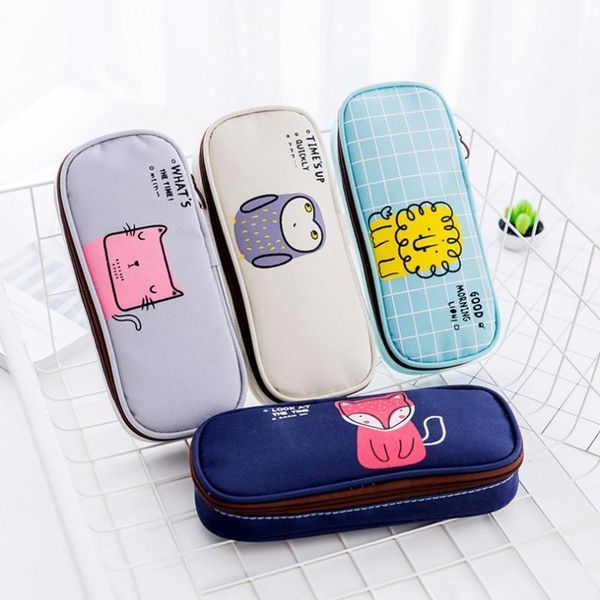новая школьные принадлежности студент pencil box canvas канцелярские box большой емкости многофункциональный pen сумка флип-топ животных пен
новая школьные принадлежности студент pencil box canvas канцелярские box большой емкости многофункциональный pen сумка флип-топ животных пен
