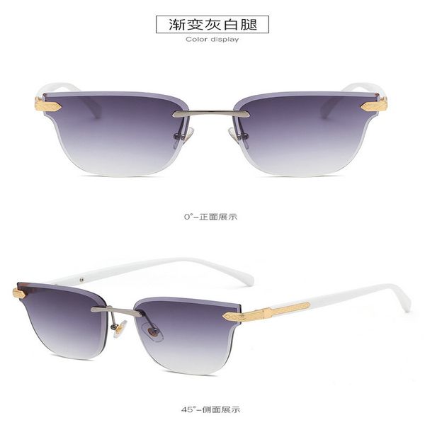 gradient frameless sunglasses oulylan rimless sunglasses women retro design gradient sun glasses shades cutting lens ladies frameless cjjqr, White;black
gradient frameless sunglasses oulylan rimless sunglasses women retro design gradient sun glasses shades cutting lens ladies frameless cjjqr, White;black